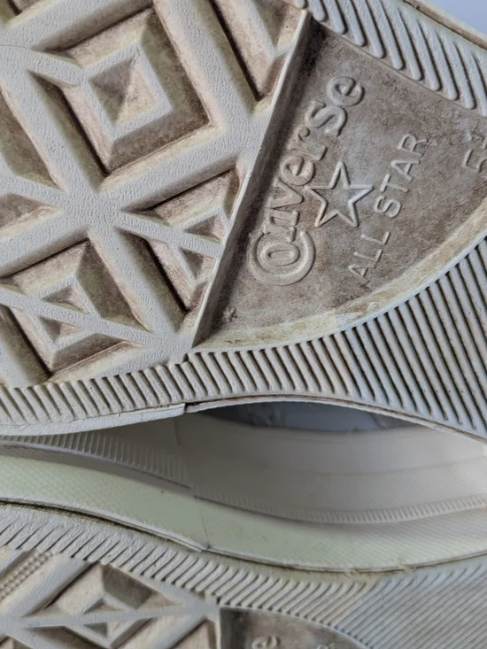 Converse Chuck 70 Plus High Top Wmns 7.5 Mixed Material Canvas Suede Streetwear - Picture 10 of 10